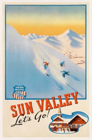 Sun Valley travel poster